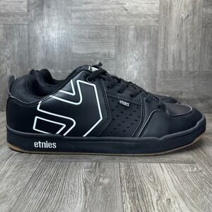 Etnies Frontside Skate Shoes Y2K Men's 11.5 Black White Sneakers Skateboard NEW